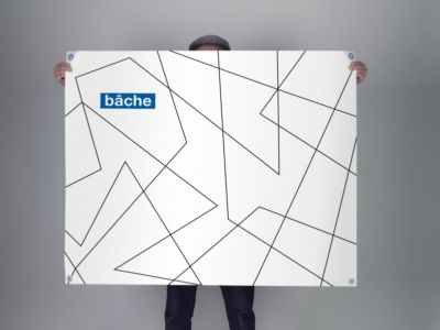 Réalisation de bâches de signalétique